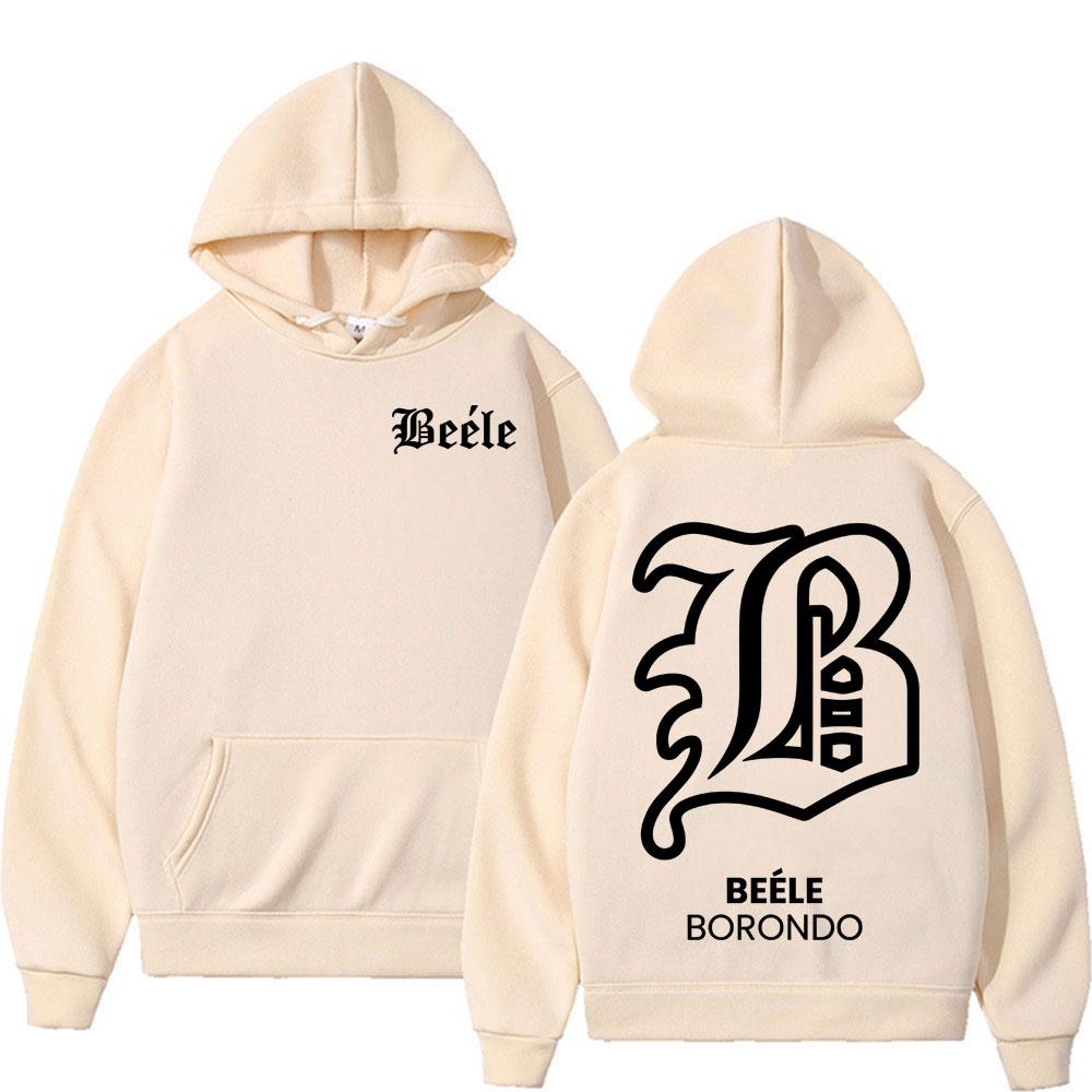 Rapper Beele Borondo Tour Merch Hoodies Herren Damen Mode Vintage Langarm Pullover Lässig Neues Herbst- und Winter-Sweatshirt