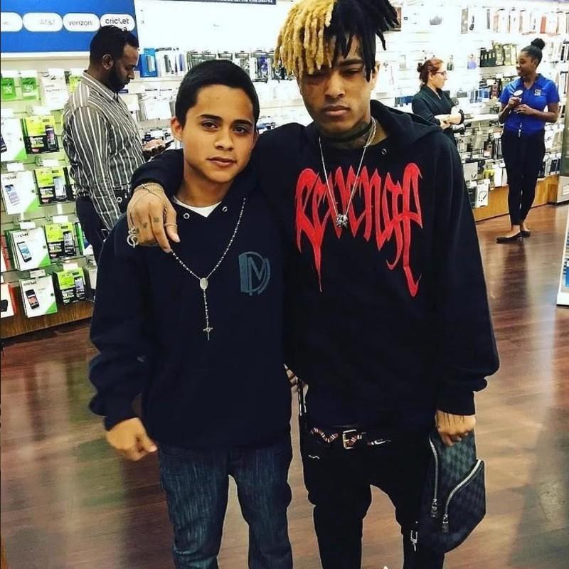 Mens American Streetwear Revenge Talk Hoodie XXXTENTACION Inspired Embroidered Sweatshirt Teens