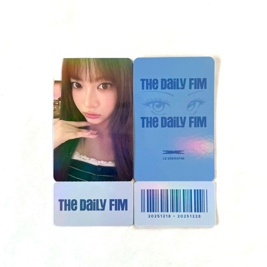 [USED] LE SSERAFIM 2026 Season s Greetings Eun-chae Pop-up Limited Edition Photocard