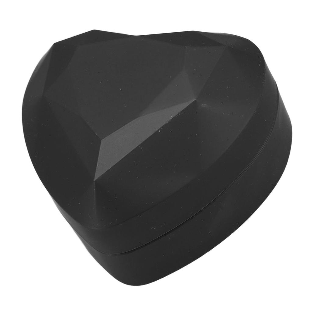 LED Light Pendant Necklace Box Large Capacity Soft Lining Hrt Shaped LED Pendant Box Jewelry Gift Box for Valentine's Day Anniversary Wedding
