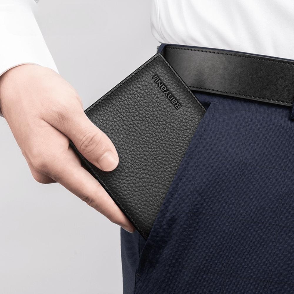 Men's short wallet, new simple wallet, thin wallet.