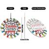 Friendship Lasting Pendant, Christmas Charm, Acrylic Pendant 2D