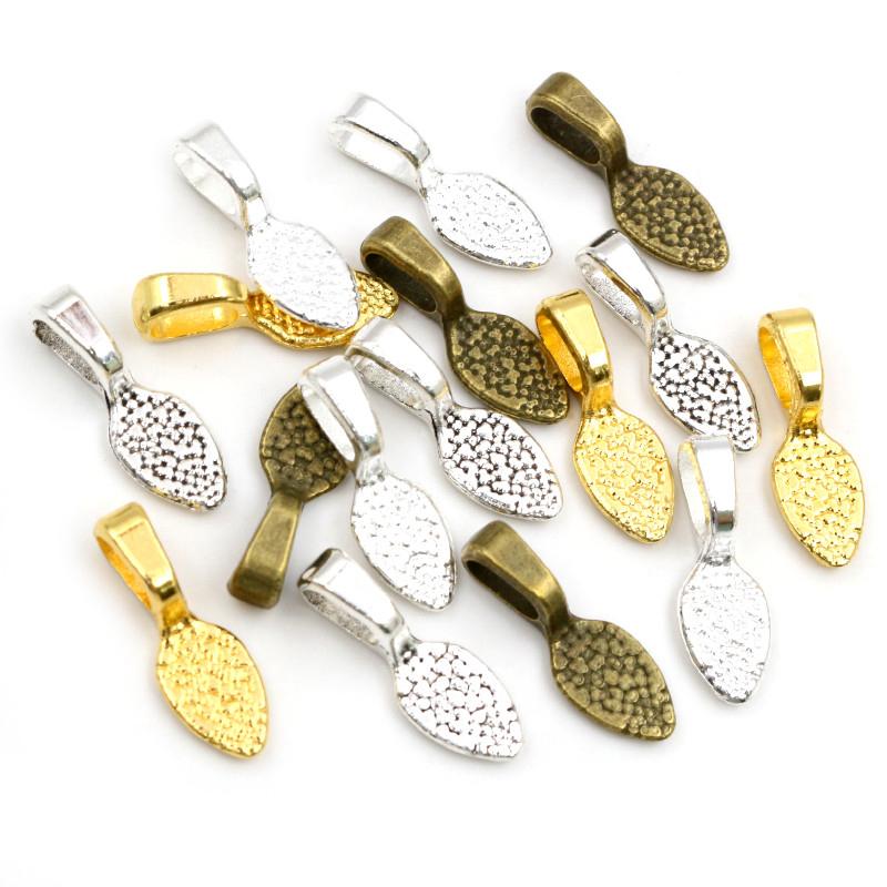 15x5mm 21x7mm 40pcs Antique Silver Plated/Bronze/Gold Colors Bail Connectors Handmade Charms Pendant:DIY for bracelet necklace
