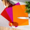 3x Flexible Kitchen Board Plastic Chopping Mat Set