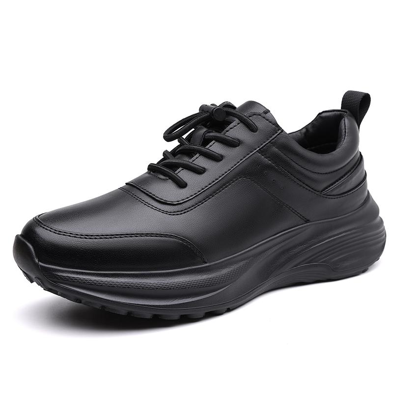 Soft-sole Anti-slip Men Sneakers Fashion Casual Mens Shoes Outdoor Male Sports Shoes Leisure Walk Leather Trainers Walking Shoes