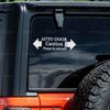 Automatic Car Door Warning Caution Please Do Not Pull Car Styling Decal Sticker