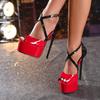 Eilyken 2026 New Summer Extreme Nightclub Peep Toe Women Sandals Hollow Out Platform Heels Fashion Party Shoes Zapatos De Mujer