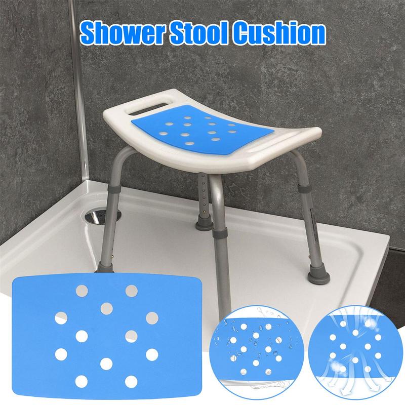 Non-slip Bathroom Bath Chair Stool Cushion Elderly Bath Tub Shower Chair Bench Stool Seat Safe Bathroom Accessories Only Cushion