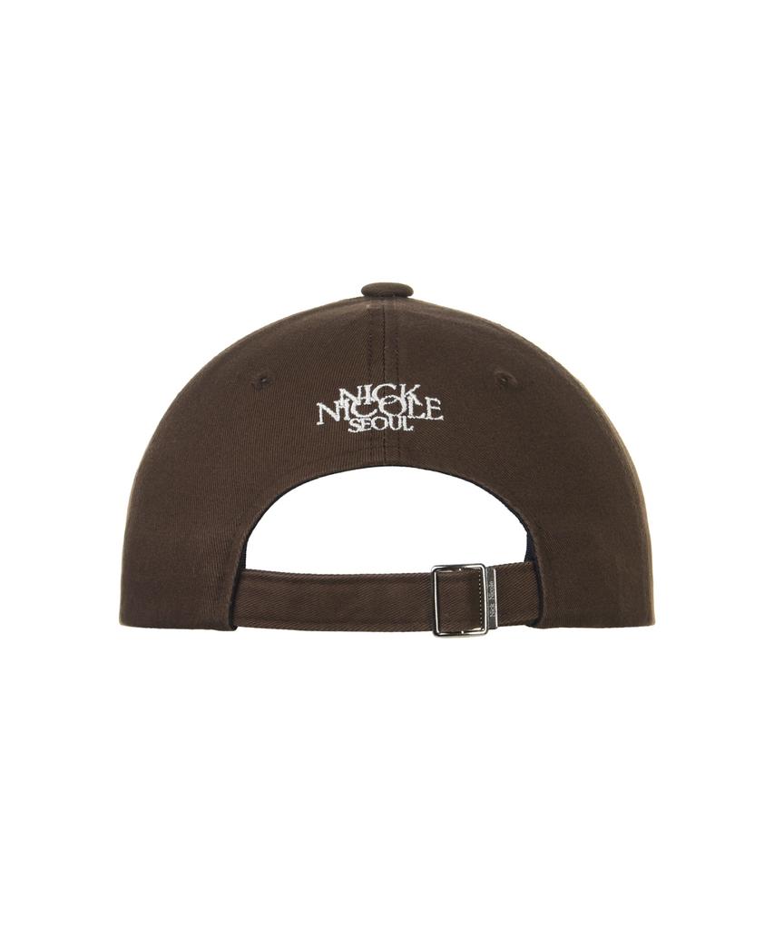 Nigaennikol Mini Butterfly Blink Ball Cap_Brown Cream