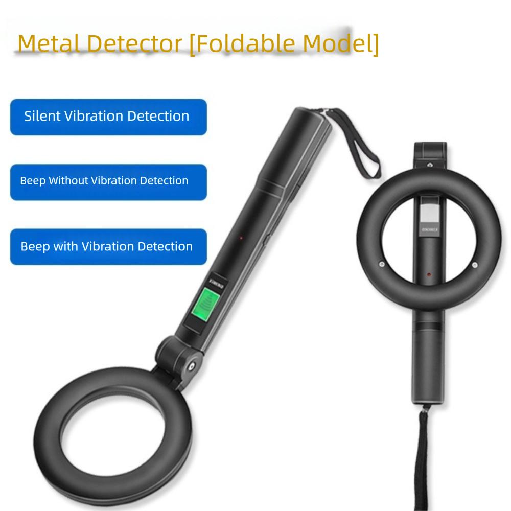 Handheld Foldable  Metal Detector High Sensitivity Metal Finder Search Treasure Getector  Subway