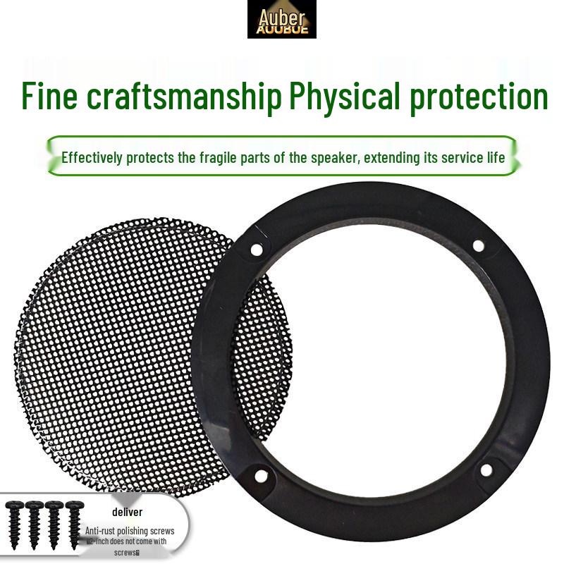 Metal Mesh Speaker Grille Dust Cover for Car Speakers (2" to 10")