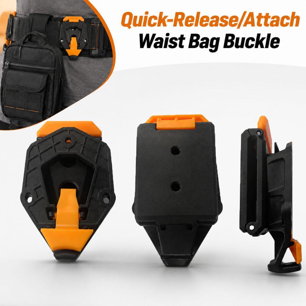 Sturdy ABS Waist Bag Buckle Universal Tool Bag Fixing Clip All Tool Waist Bag