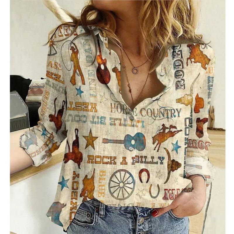 Chic Long-sleeve Butterfly Print Shirt, Ideal for Casual and Stylish Daily Wear.