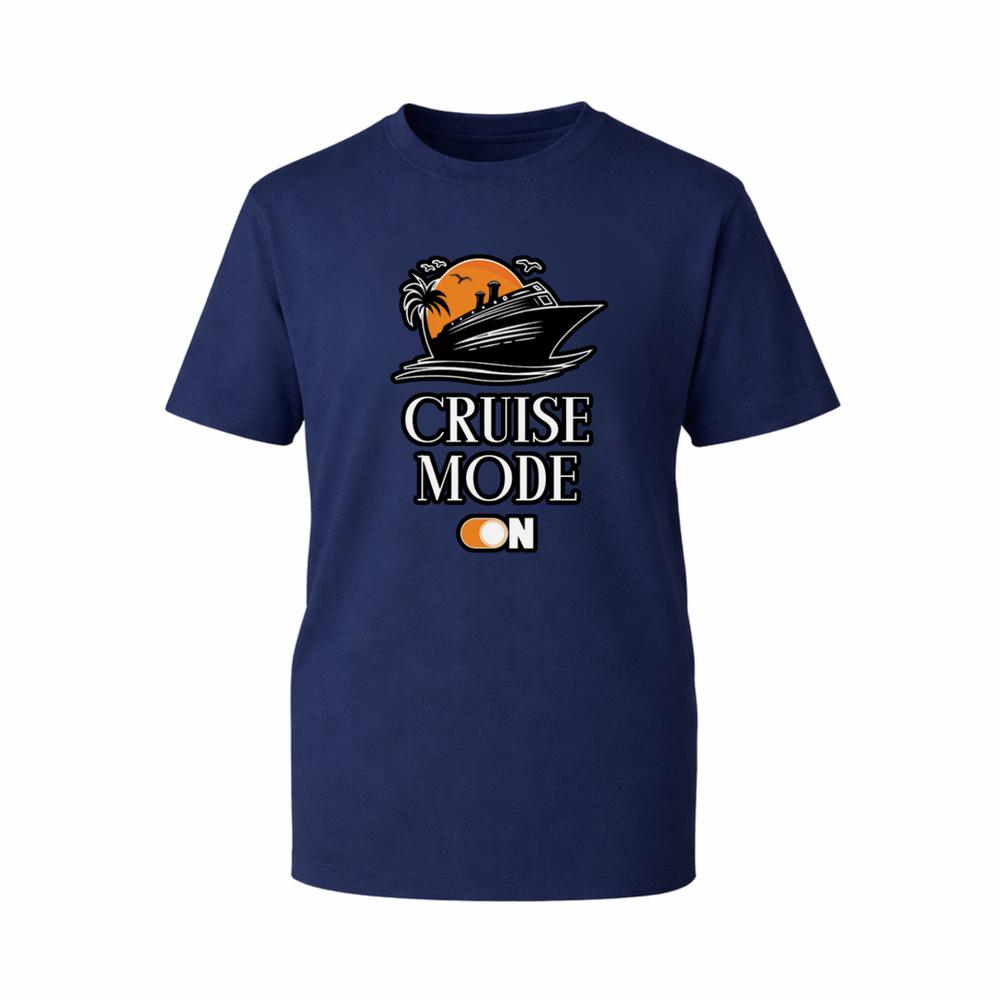 Cruise Ship Graphic TShirt Holiday Vacation Ocean Sunset Humorous Unisex TTop S