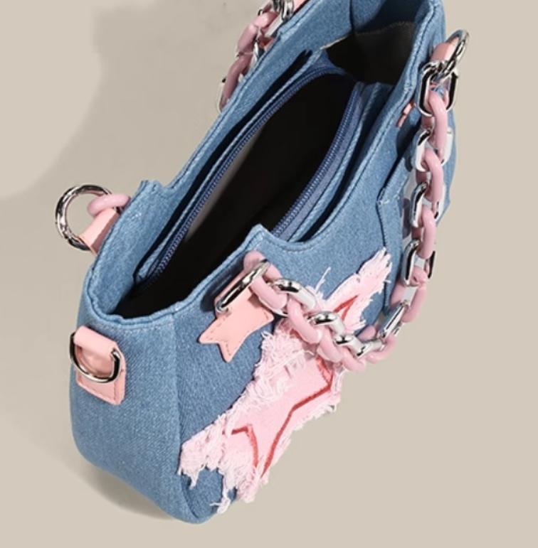 Denim Women Underarm Shopper Totes Large Capacity Designer Hobo Shoulder Bag Luxury Women's Handbags Small Crossbody Bags Purse