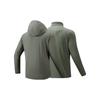 Anta Waterproof And Windproof To Keep Warm Windbreaker Jacket Men's Two Piece Set Asphalt Gray 952546614-3