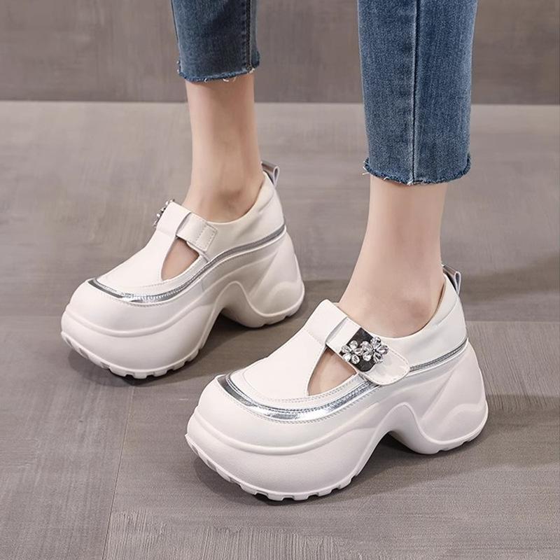 Roman Sandals Women's Outer Wear New Thick-soled High Casual Shoes Breathable Non-slip Beach Fashion Sandals Women's Tide
