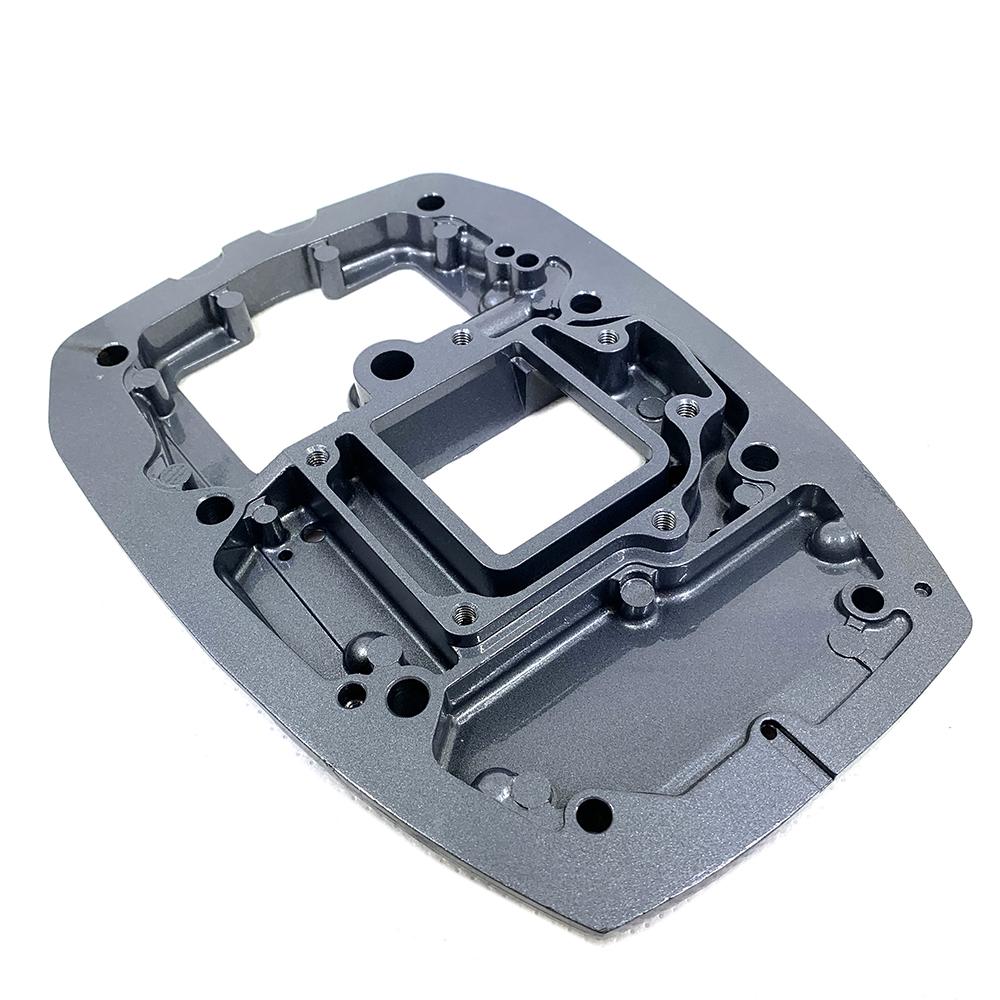 6B4-41137-00 Auspuffleitblech, für Yamaha 2-Takt Außenbordmotoren, Modelle 15D und 9.9PS bis 5B, Kompatibel mit 15B CA