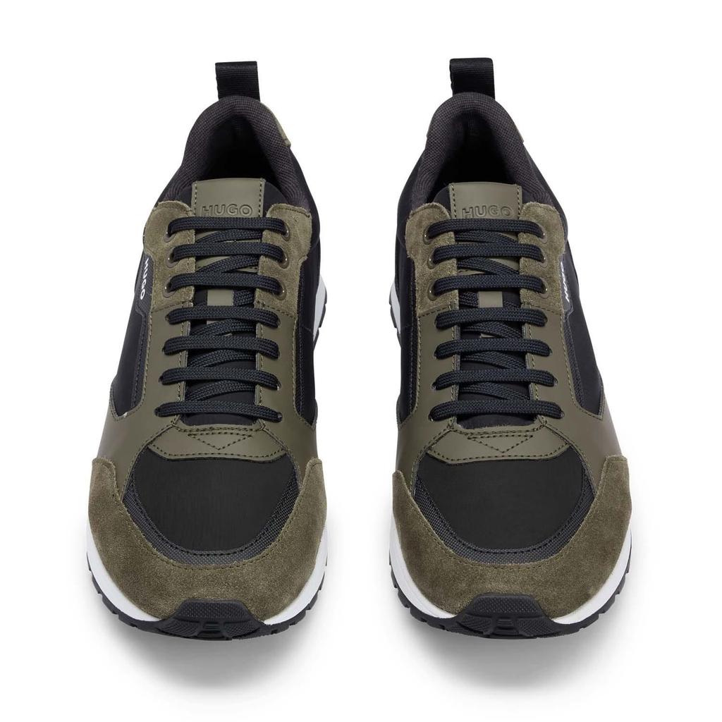 Hugo Mens Icelin Suede Panel Running Trainers