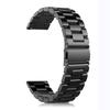 Edelstahl-Armband Kompatibel für Smartwatch Uhrenarmbänder 22mm Herren Damen, Metall Ersatzarmband Armbänder