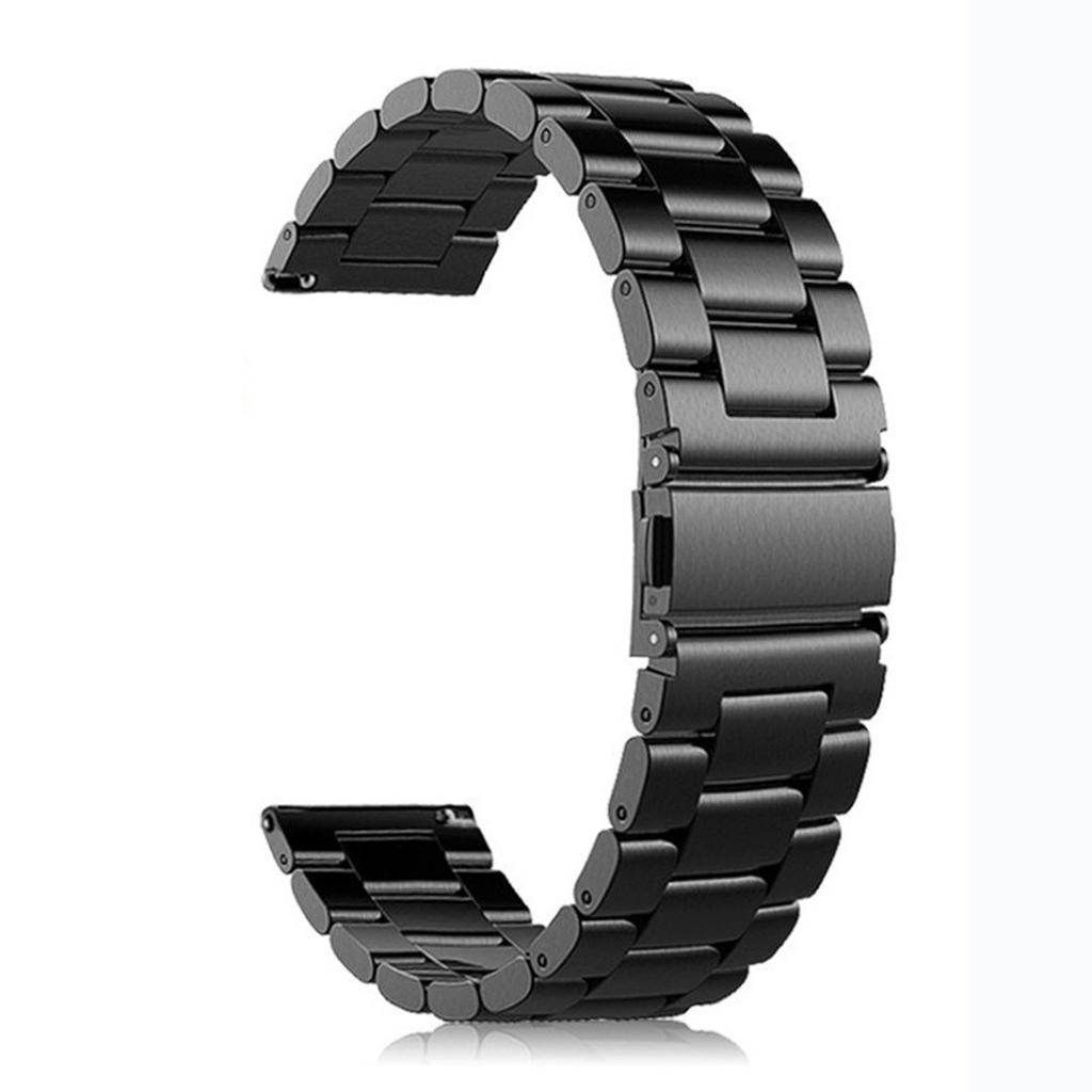 Edelstahl-Armband Kompatibel für Smartwatch Uhrenarmbänder 22mm Herren Damen, Metall Ersatzarmband Armbänder