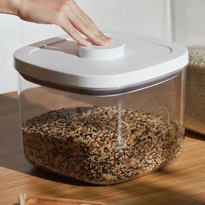 Airtight Rice Container with Lid Measuring Cup 10 Lbs Reusable Sealed Rice Storage Container Food Grade BPA Free Airtight Food