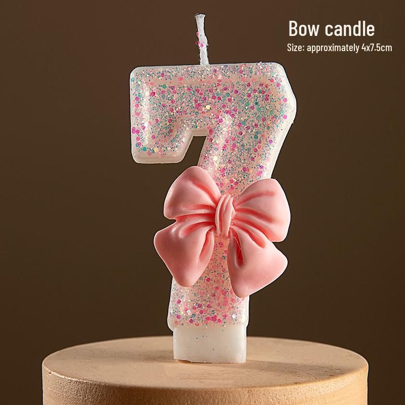 2025 Creative Lotus Birthday Number Candles for One-Year-Old Boys & Girls