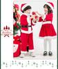 Lalapala Santa Cosplay Christmas Santa Claus Cute and Warm Kids Costume for Girls and Includes Hat and Perfect for Cultural School Stage and Christmas
