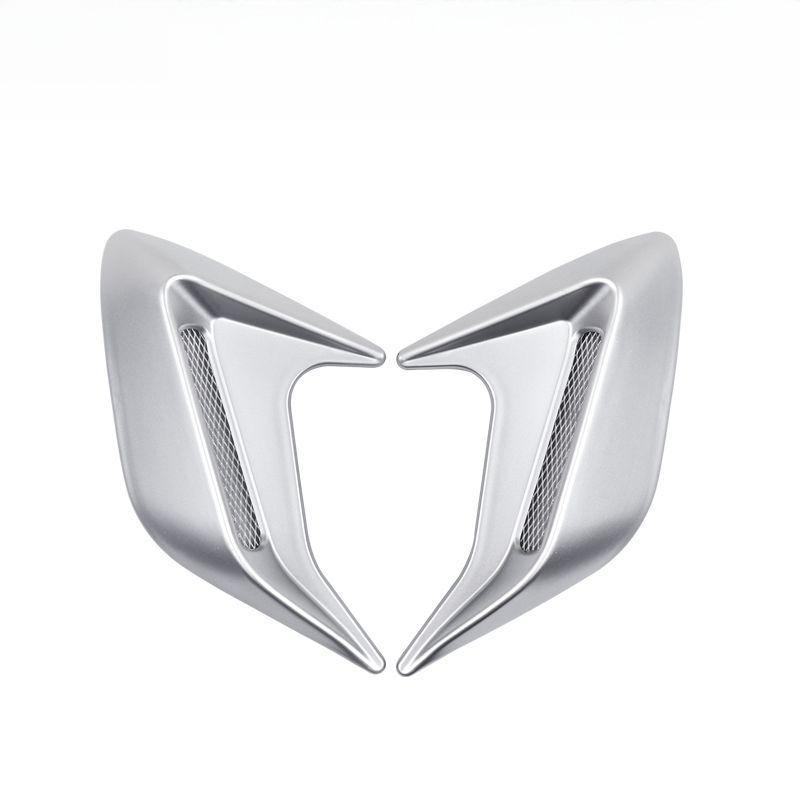 Car Front Bumper Decor Sticker Side Air Vent Car Splitter Wing Spoiler Canard Car decoration Universal