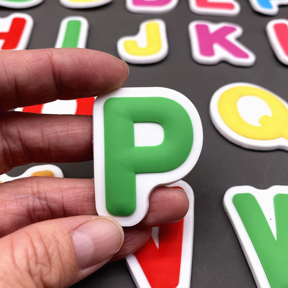 26pcs/set Magnetic Letters Cartoon Fridge Magnets for Child PVC Decorative Magnet for Refrigerator Cute Magnetic Accessories