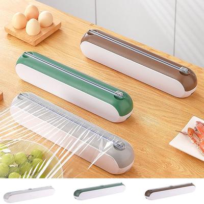 Fresh-keeping Cling Film Dispenser Magnetic Aluminum Foil Slider Cutter  Refrigerator