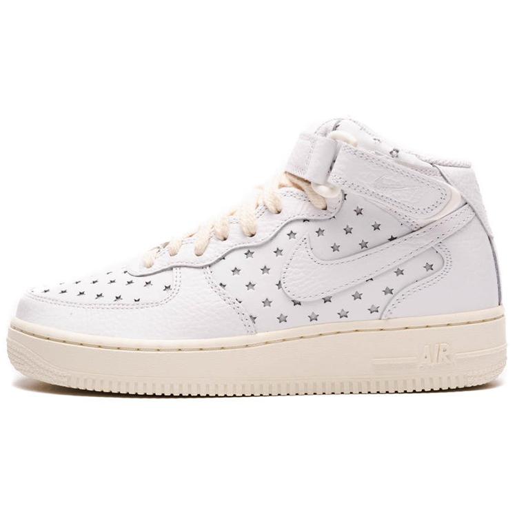 New Nike Air Force 1 Mid Cut Out Stars Summit White Women's DV3451-100