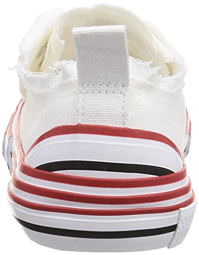 GD Japan Work Shoes: These Distressed Shoes Offer Excellent Grip, Flexibility, and a Stylish Design. DN-710 (Black/White) White, Size 27.0 Cm, 3E.