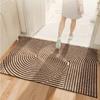 Geometric Wave Pattern Welcome Door Mats Waterproof Floor Mat Heavy Duty Door Rug  Garden