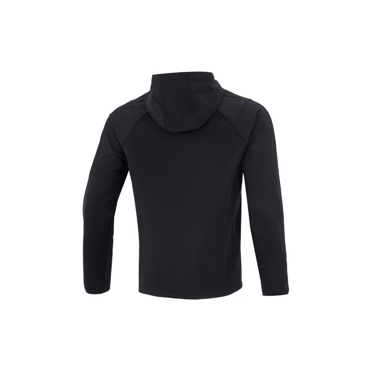 Under Armour Recover Paneled Solid Color Hooded Jacket Men Outerwear Black 1357473-001