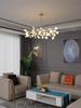 Nordic Firefly Chandelier: Minimalist Creative Lighting for Dining, Bedroom & Living Spaces
