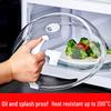 Microwave Safe Heat-Resistant Food Cover and Oil Splatter Guard