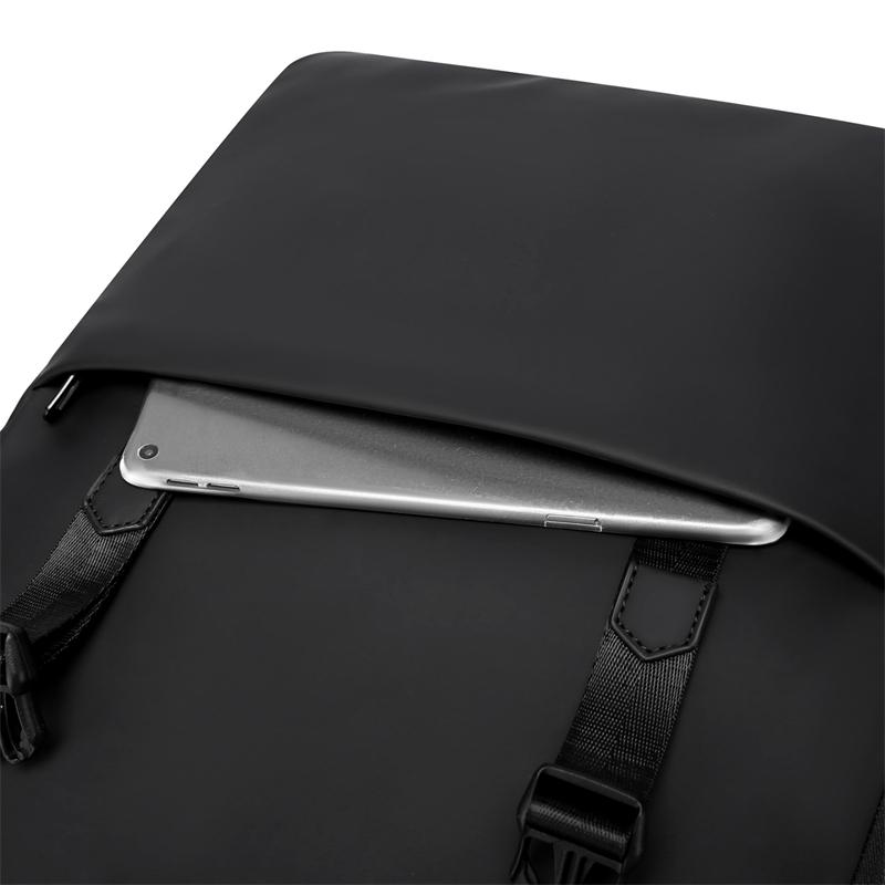 Unisex Laptop Backpack Waterproof Casual Daypack with Flap and Buckle Closure