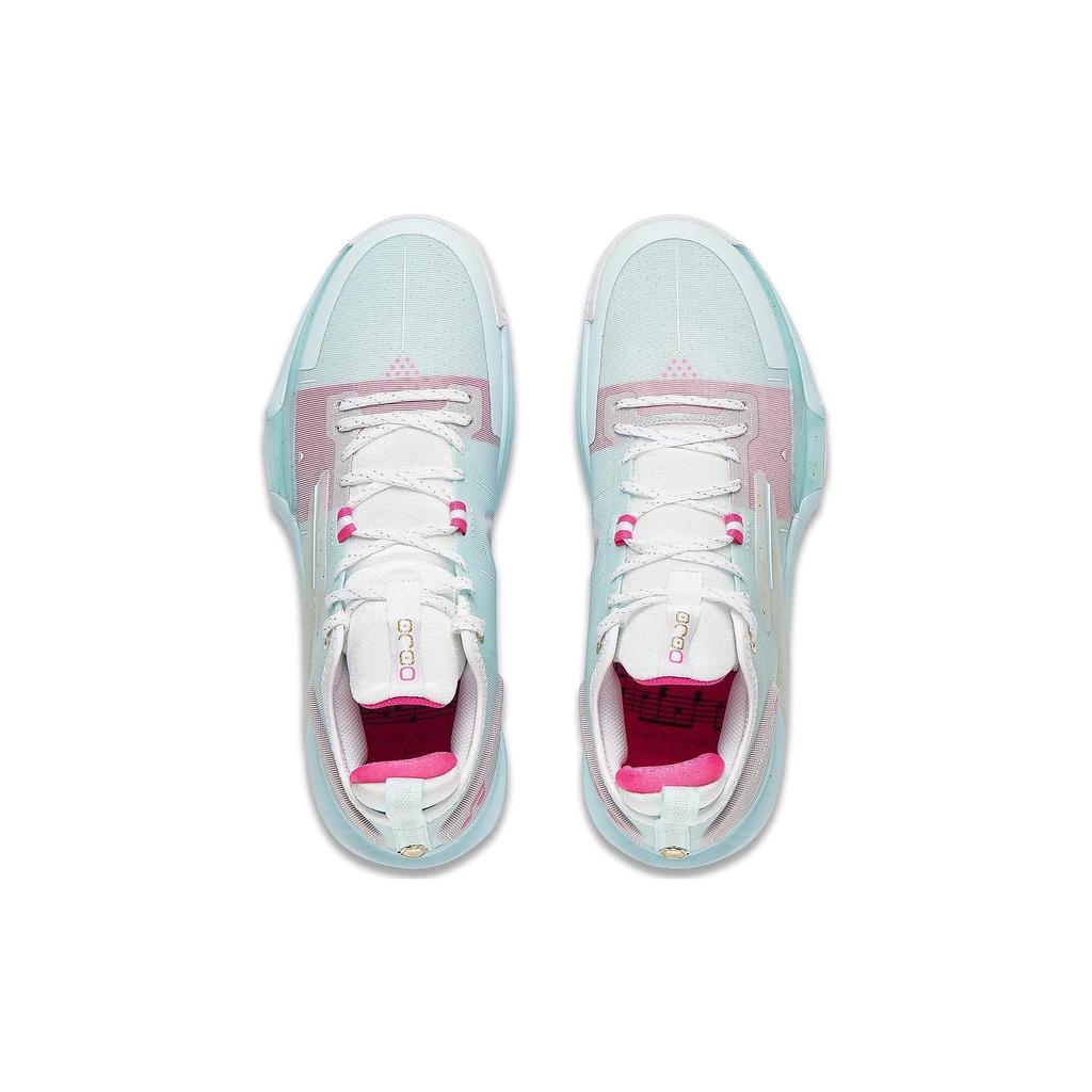 Li Ning Speed 9 Premium Cushioning, Wear Resistant Low top Basketball Shoes Men's Aqua Blue ABAT015-1