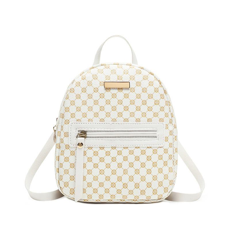 New fashion printed backpack women's summer small cute backpack trend student bag