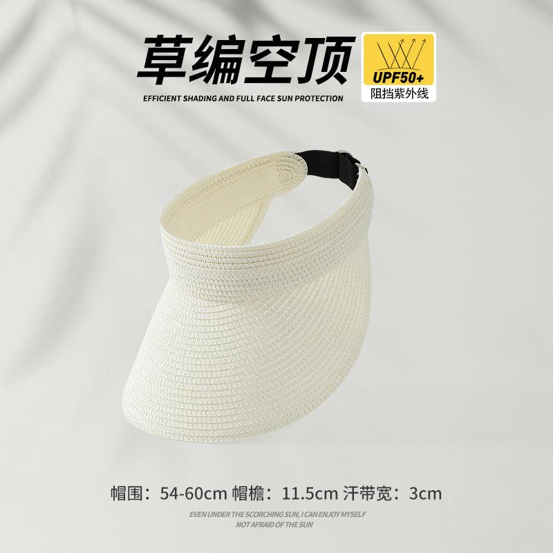 

Портативная сворачиваемая шляпа-цилиндр с открытым верхом, летняя шляпа от солнца, женская шляпа от солнца, пляжная шляпа, соломенная шляпа Adjustable (hat circumference 54-60cm)