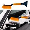 1pc Car Ice Scraper and Brush Windshield Scraper for Ice and Snow Ergonomic Foam Grip Snow Cleaner for Car Window Ice Scraper