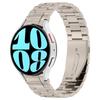 Lückenloses Titanfarbenes Armband für Samsung Galaxy Watch 7 6 4 5 Pro 45 40mm 44mm FE Classic 43mm 47mm 42 46mm Quick Fit Metallarmband
