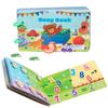 1pc Enlightenment Busy Book Paper Pasting Book Operation Board Baby Learning Children's Quiet Picture Books