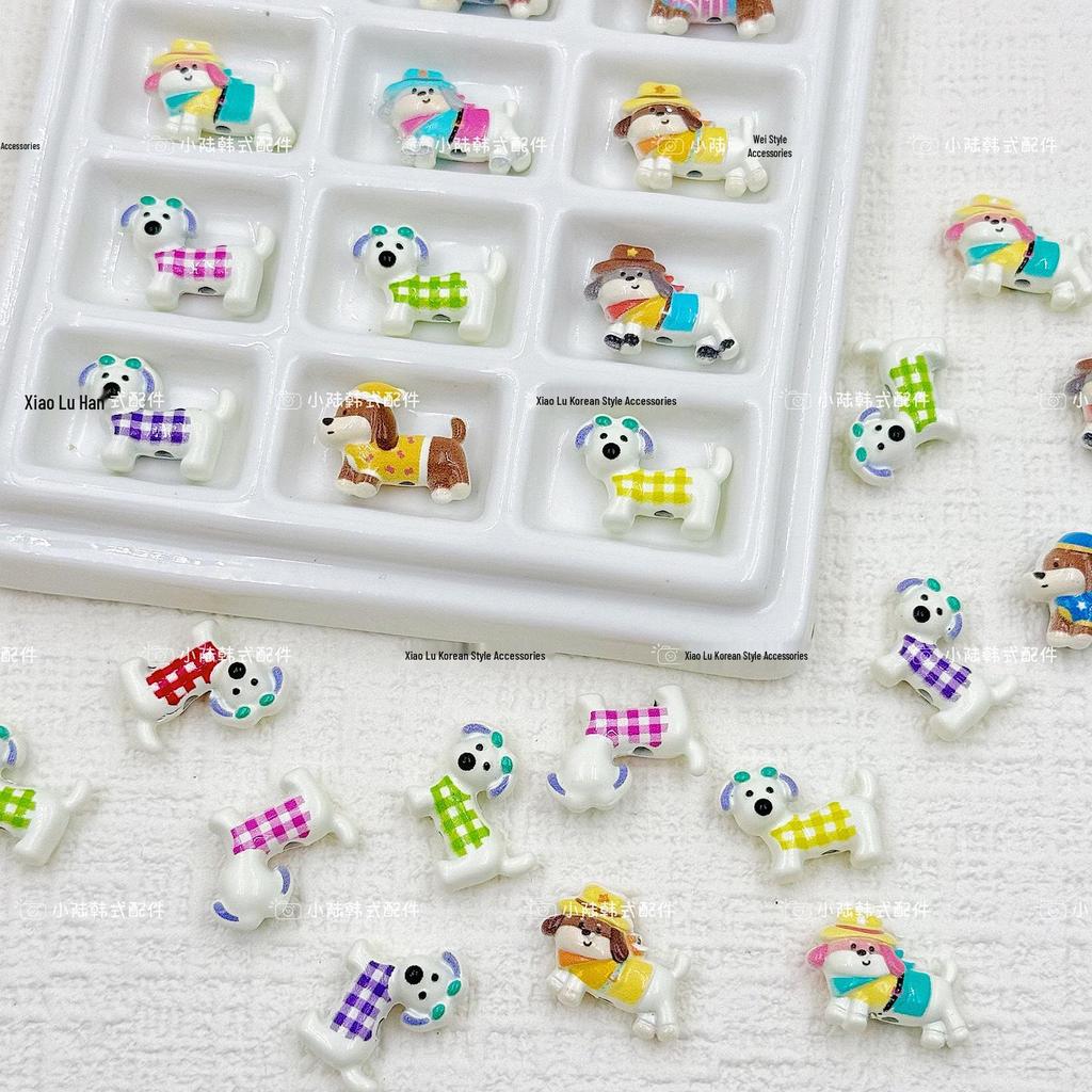 Cartoon-Welpen-Perlen für DIY-Schmuck & Accessoires