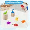 Rainbow Dinosaur Animal Counting and Classification Early Education Cognitive Toy Mathematics Teaching Kit, Ocean Package