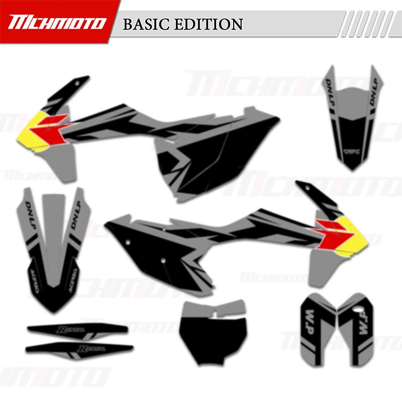 MCHMFG For KTM SX SXF 2007-2025 EXC XCW 2008-2026 Team Motorcycle Graphics Background Decals Sticker Kits