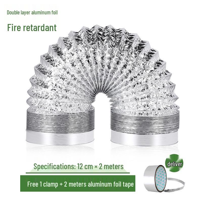 Aluminiumfolie Lüftungsabluftkanal für Badezimmer-Luftaustauscher