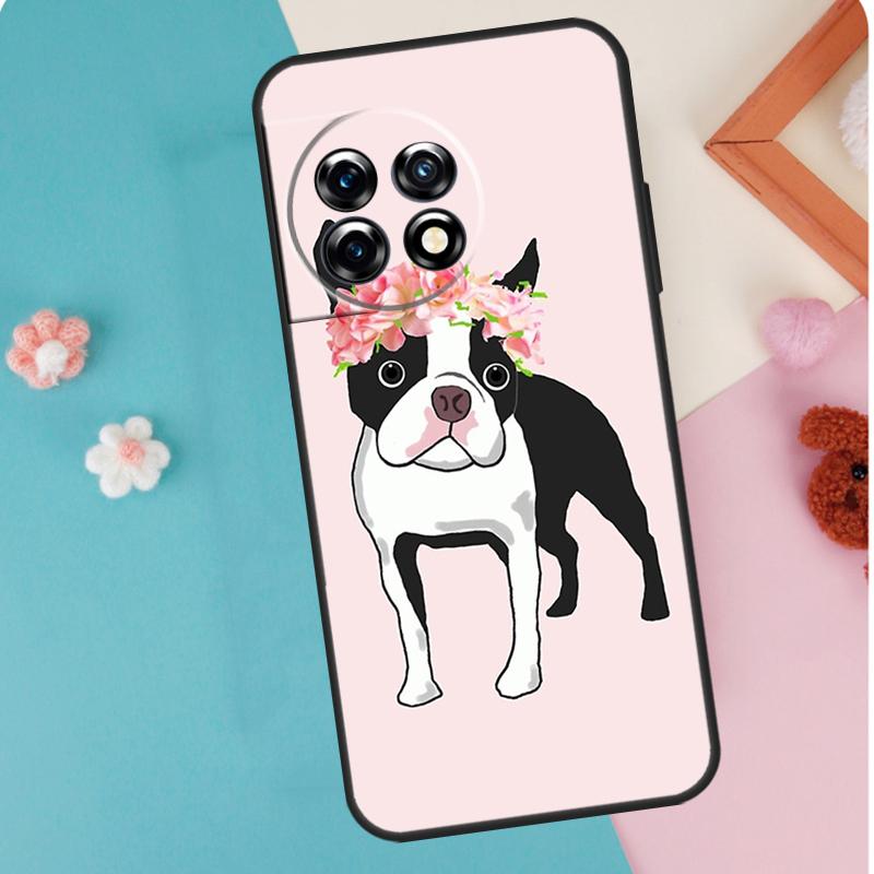 Boston Terrier Dog For OnePlus 15 13 12 11 15R 13R 12R 10R 10T 13T Case For OnePlus Nord 5 CE 2 3 4 Lite N20 N30