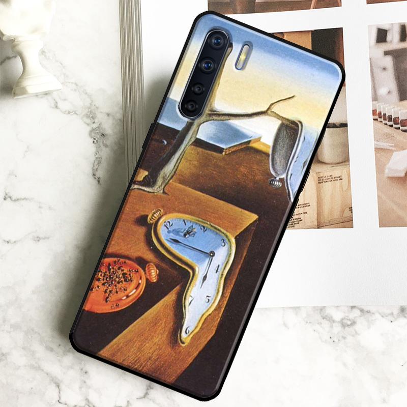 Salvador Dali Art Case For Oppo A18 A38 A58 A78 A98 A40 A60 A80 A16 A76 A96 A15 A17 A77 A74 A94 A54 A57S Cover